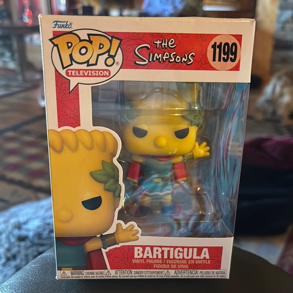 Funko Pop! The Simpsons Bartigula Action Figure -‎ Yellow and Red - Picture 1 of 6